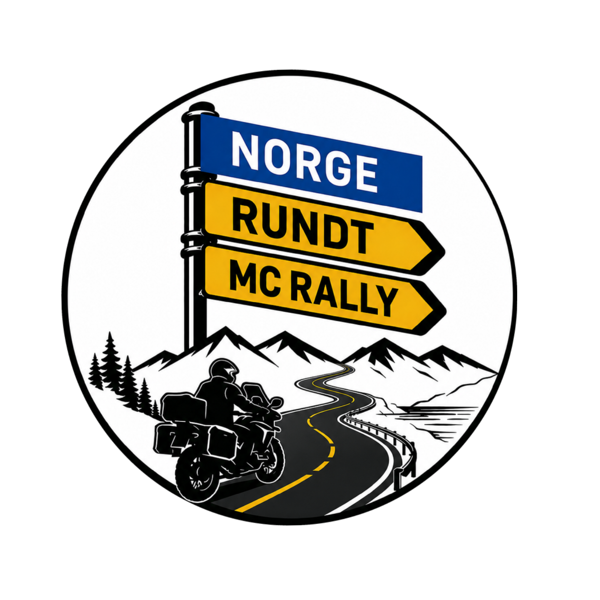 Norge rundt MC rally logo